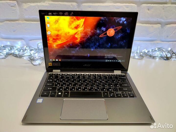 Быстрый, cенсорный fullHD ips Acer spin на ssd