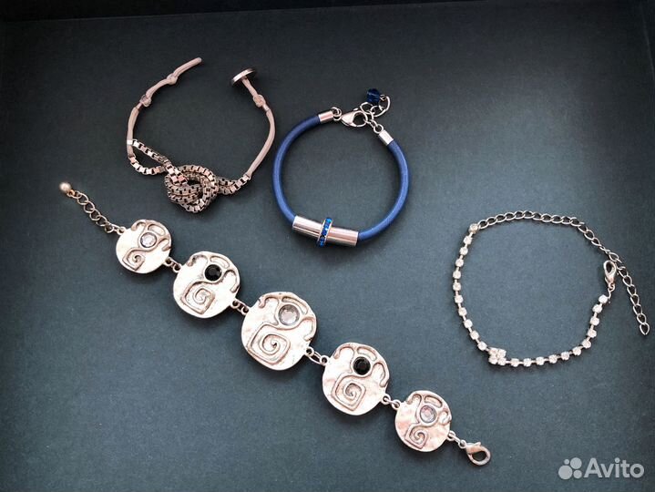 Браслет англия германия винтаж кожа gas bijoux