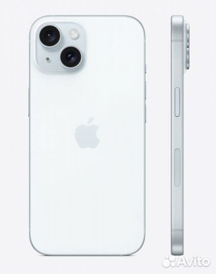 Смартфон Apple iPhone 15 256Gb Blue (1 sim + eSIM)