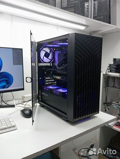 Игровой супер компьютер r 5800x3d/4060TI/РАССРОЧКА