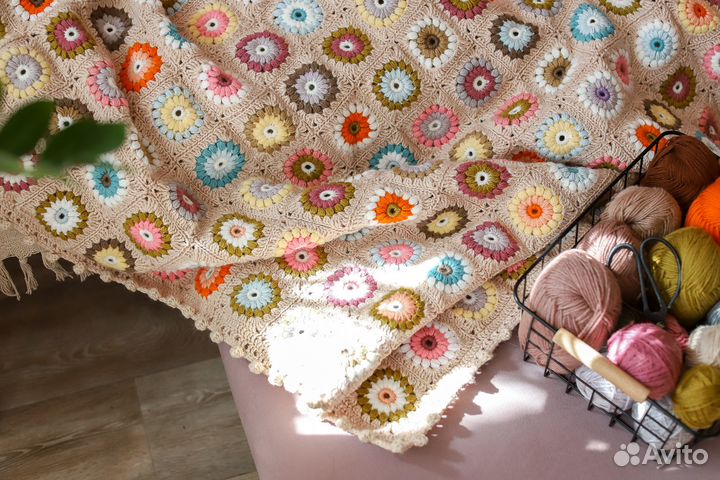 Интерьерный плед одеяло