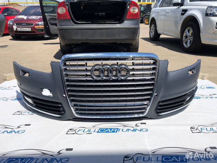 Бампер передний Audi A6 C6 a6c6 рестайл в сборе