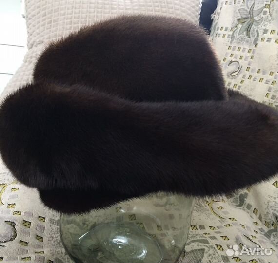 Шляпа зимняя женская норковая