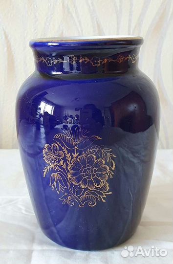 Ваза кобальт лфз 1960 гг