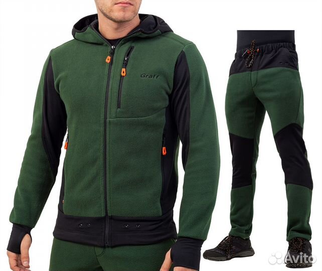 Костюм из флиса для активного отдыха Рыбалка Охота