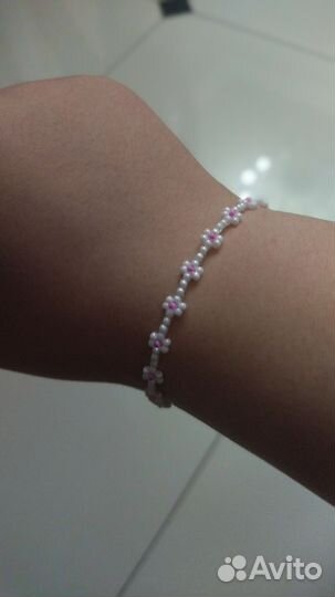 Браслет из чешского бисера