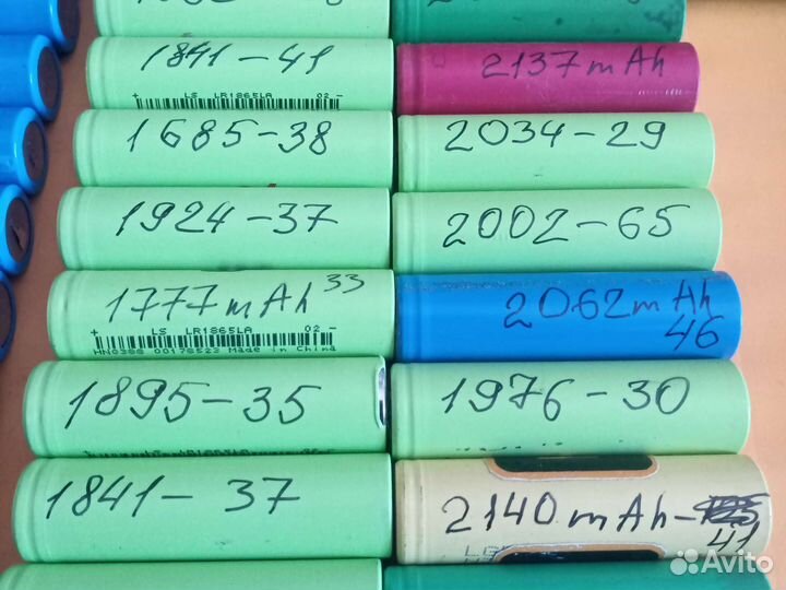 Аккумуляторы бу 18650