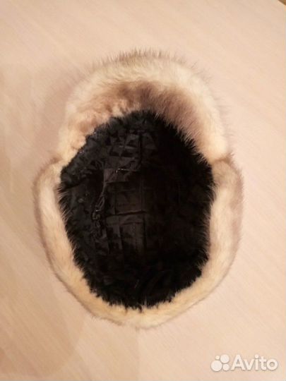 Шапка норковая новая мягкая