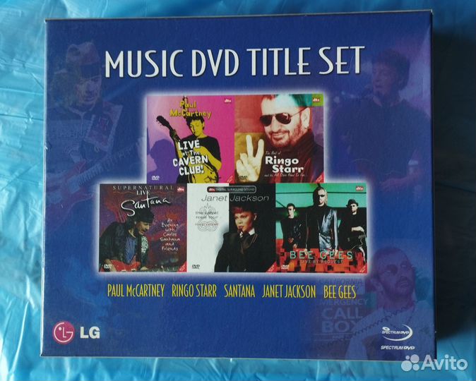 DVD концерты (BOX лицензия 5шт.)