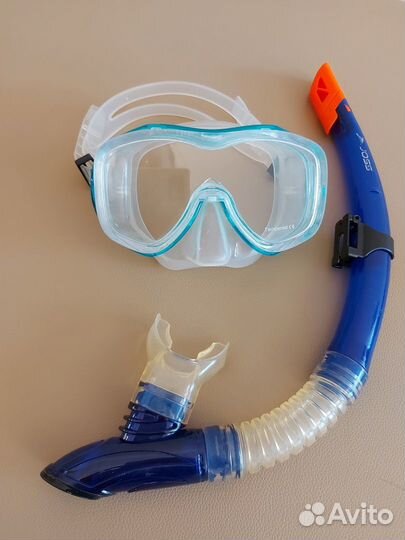 Маска и трубка для плавания