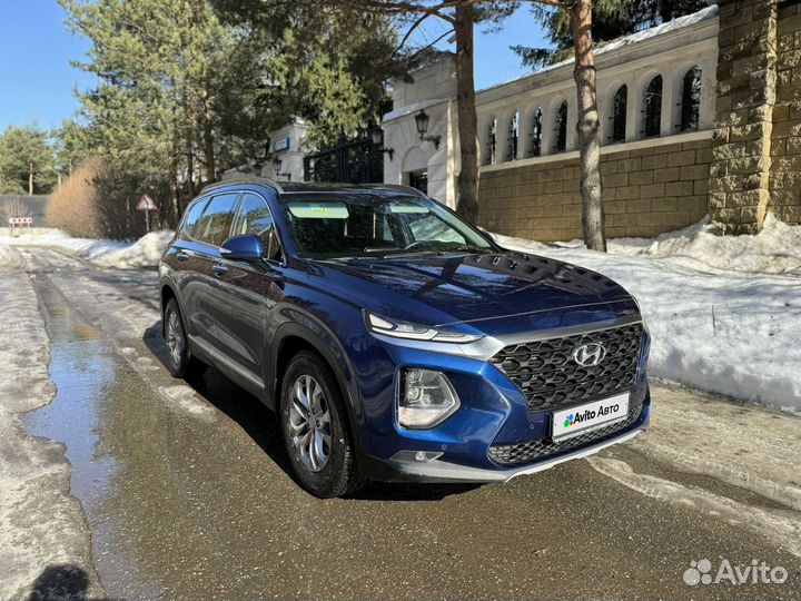 Hyundai Santa Fe 2.2 AT, 2019, 180 398 км