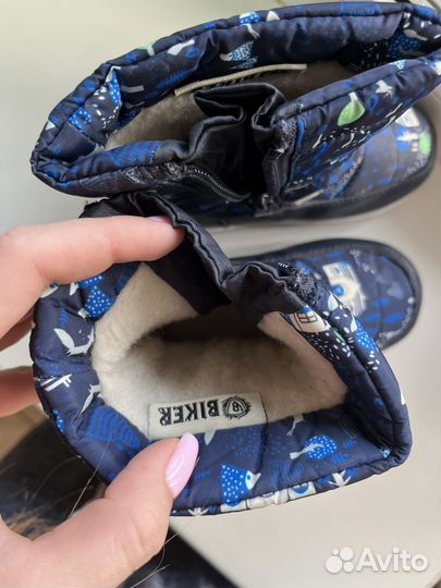 Сапоги зимние на мальчика 24 размер