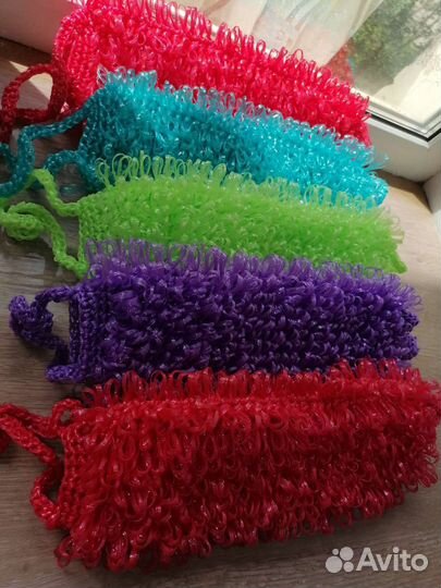 Мочалка ручной работы