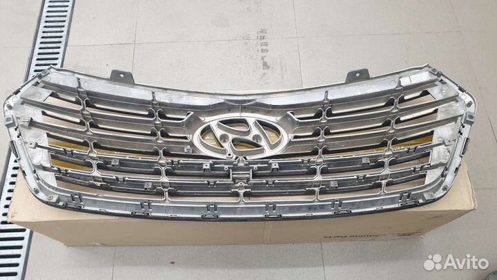 Решетка радиатора на Hyundai Santa fe
