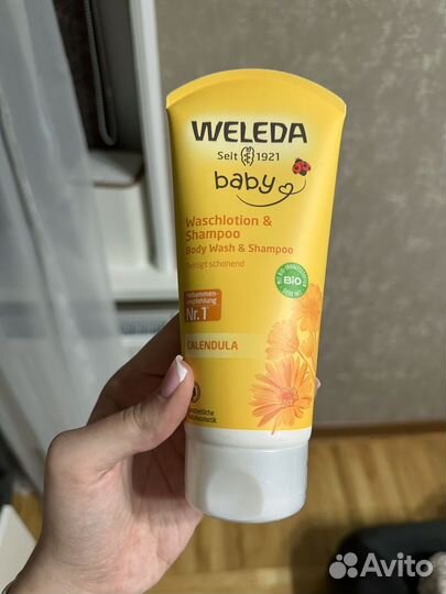 Weleda шампунь-гель детский для волос и тела