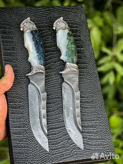 Нож из дамасской стали