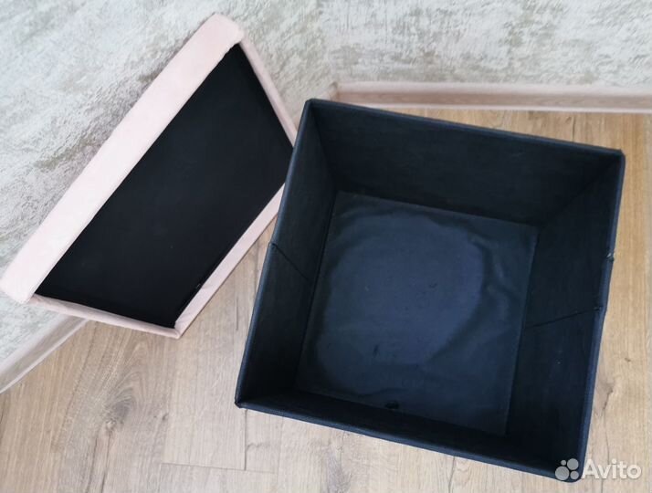 Пуф-короб для хранения, 38х38х38 см, 2 шт