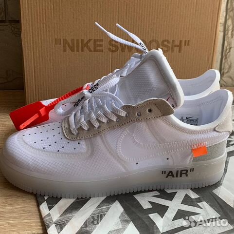 Кроссовки мужские Nike Air Force 1 x Off White