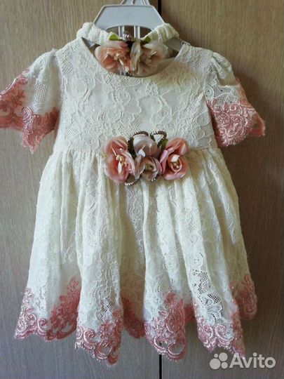 Платье для девочки 68 74