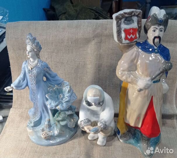 Статуэтки Гжель и Полонное