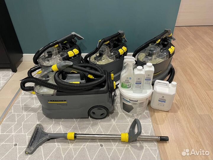 Аренда моющего пылесоса и пароочистиля Karcher
