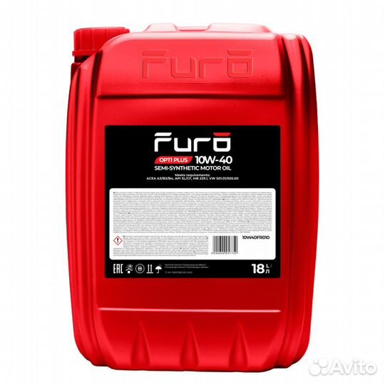 Furo opti plus 10W40 (18L) масло моторное