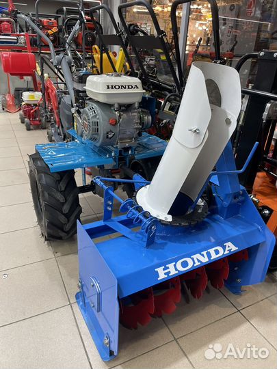 Мотоблок Honda GX340+снегоуборочная насадка