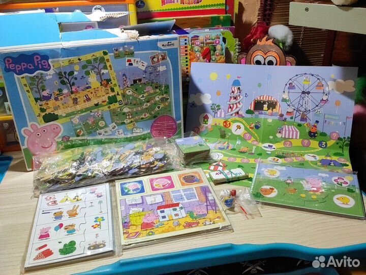 Игрушка развивающий набор Свинка пеппа 6 в 1