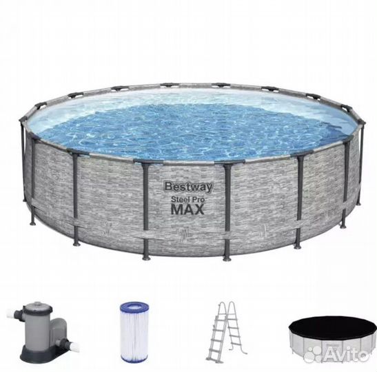 5619Е Бассейн каркасный 488х122см Bestway