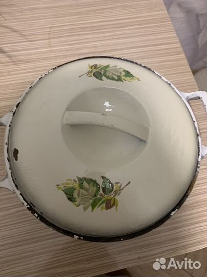 Казан чугунный эмалированный