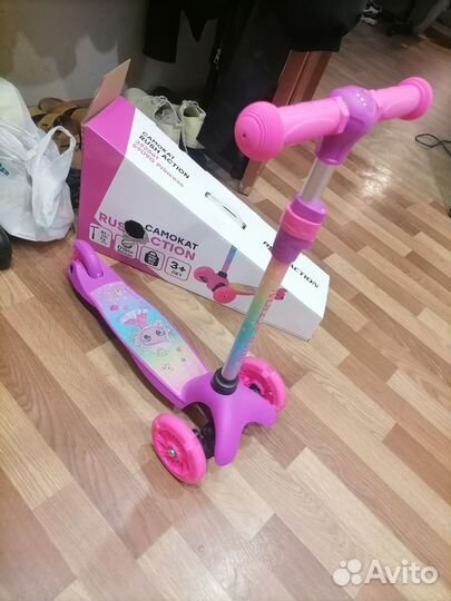 Самокат детский трехколесный