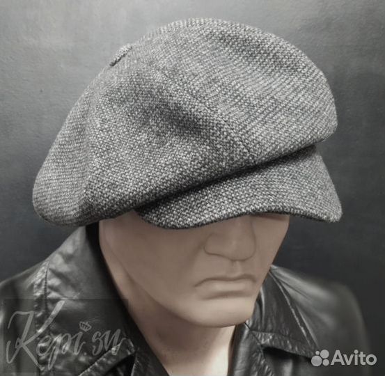 Кепка американка восьмилинка крап, шапка мужская