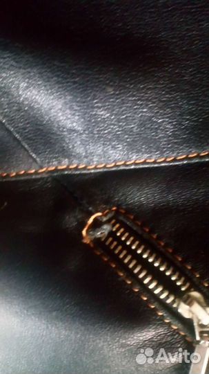 Плащ кожаный женский