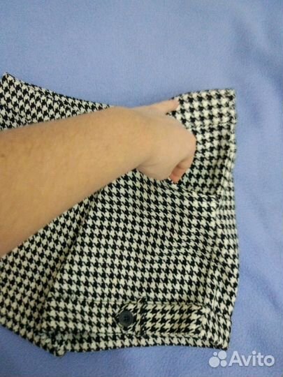 Шорты из шерстяной ткани