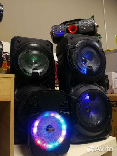 Портативная колонка блютуз мощная