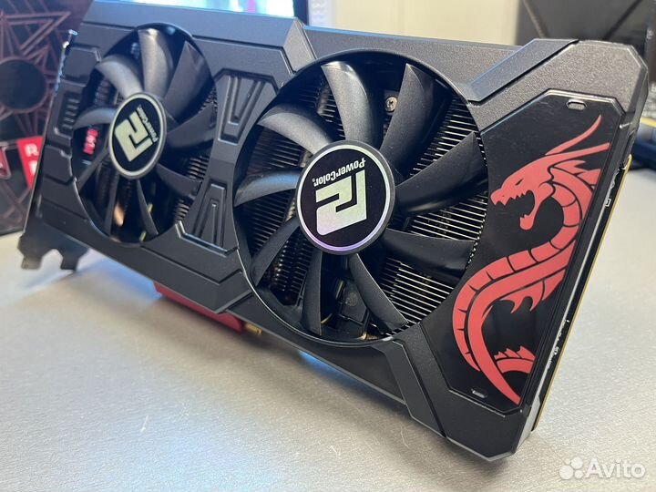 Видеокарта RX 570 - 4 гб