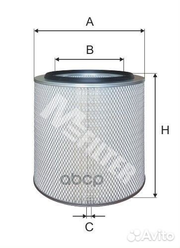 Фильтр воздушный volvo NL-serie A257 M-Filter