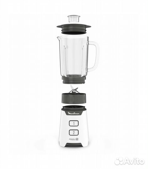 Стационарный блендер Moulinex LM16L110, белый