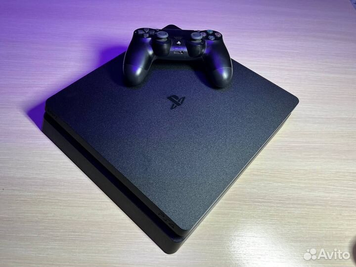 Playstation 4 slim + 110 игр
