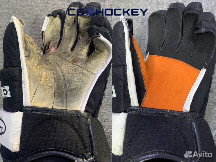 Ремонт хоккейных перчаток (краг)