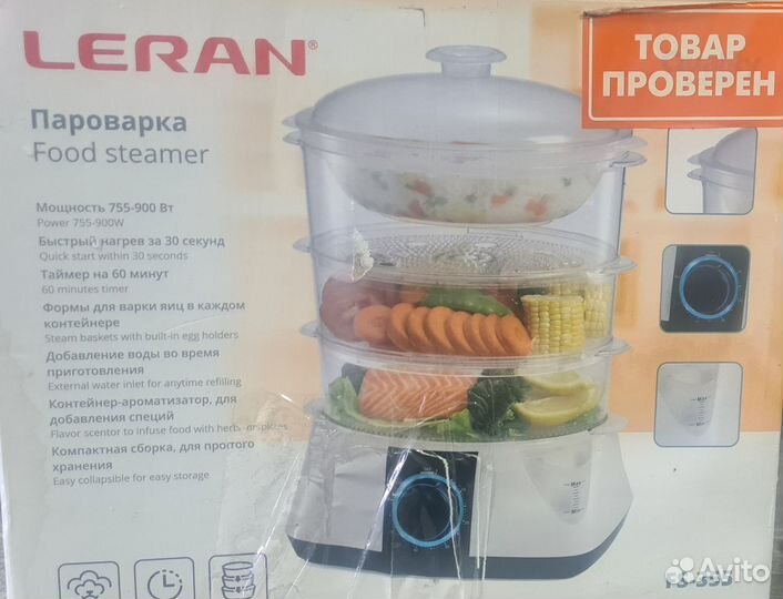 Пароварка leran FS355