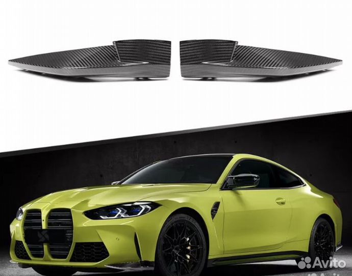 Элероны bmw G80 M3 G82 M4 карбон сухой
