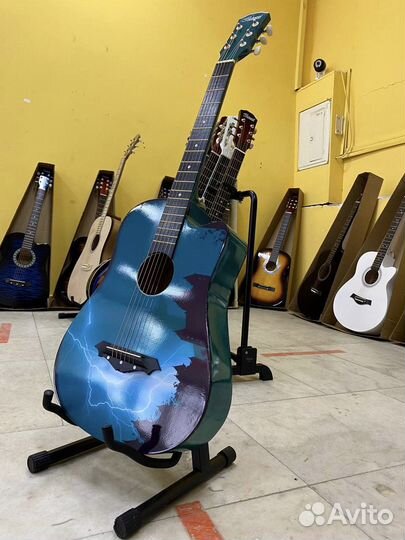 Акустическая гитара belucci морской
