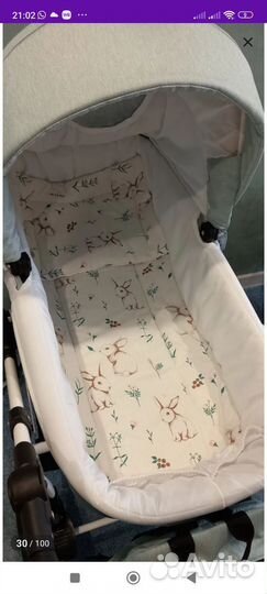 Комплект в коляску подушка матрас одеяло