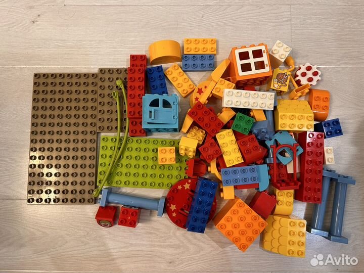 Lego duplo, lego пакетом, россыпью
