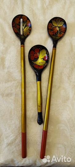 Посуда деревянная расписная Хохлома