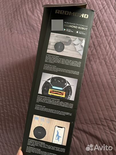 Робот пылесос моющий новый redmond