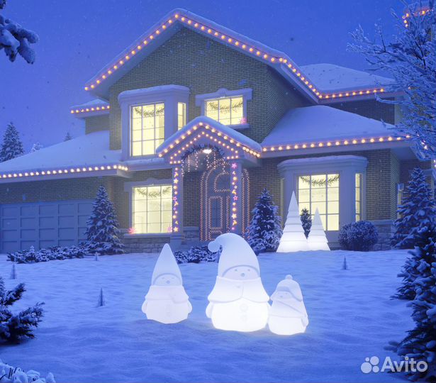 Новогодняя светящаяся фигура