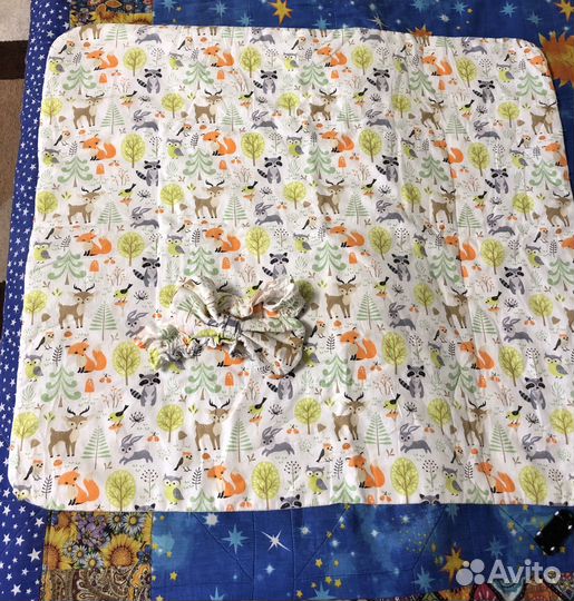 Конверт-одеяло на выписку на лето/весну