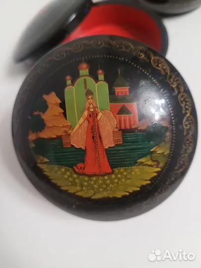 Шкатулка деревянная роспись сказки